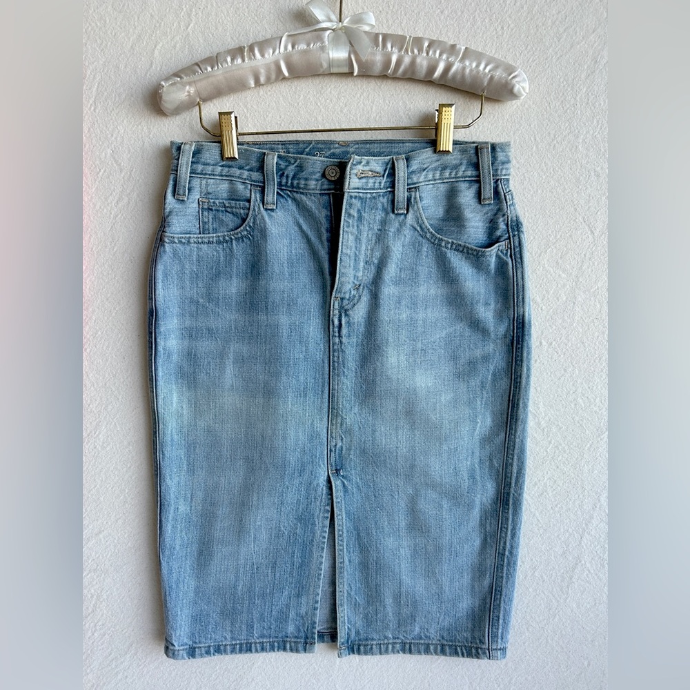 Levi’s denim pencil skirt